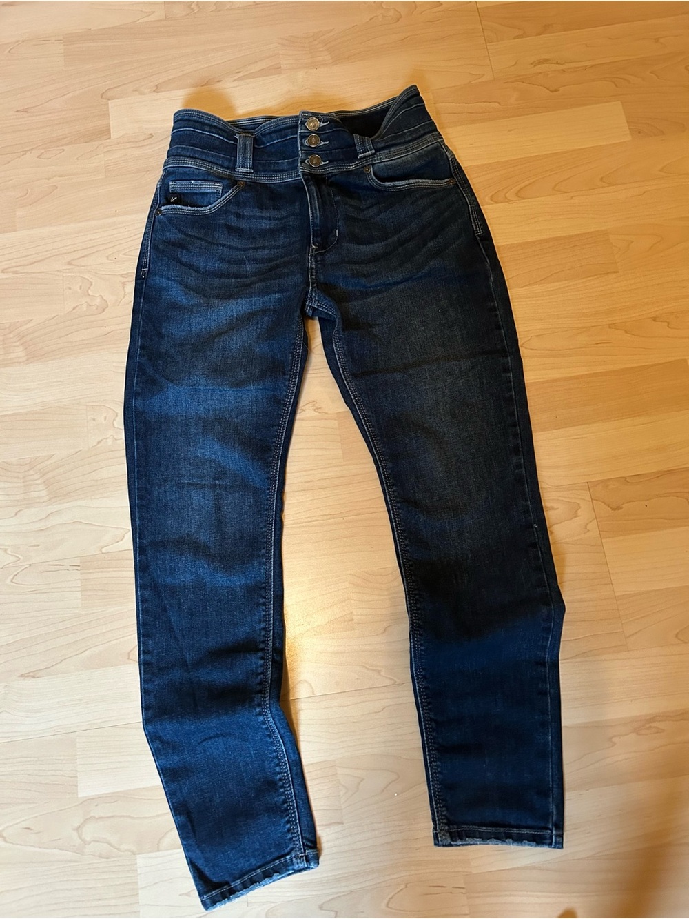 KanCan Dark Indigo High Rise Skinny Jeans